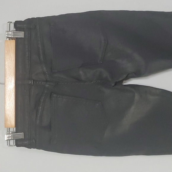 DL1961 pants womens size 27 4 black zipper accents double button cropped skinny - Picture 8 of 15